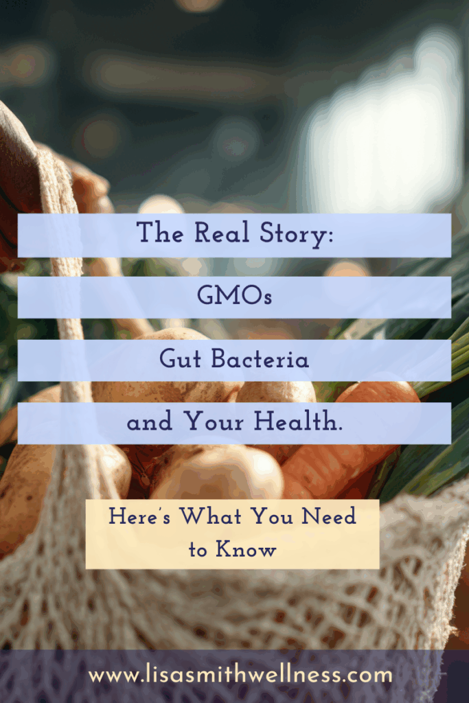 Fresh corn and vegetables illustrating GMOs, gut bacteria, and health connections in genetically modified foods